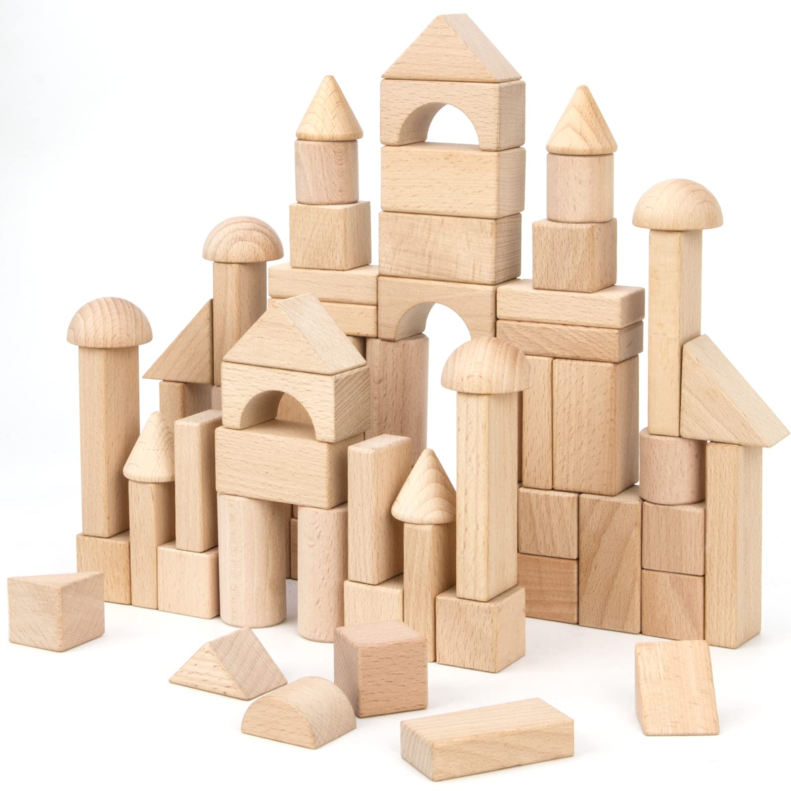 Wooden Building Blocks – लकड़ी के ब्लॉक्स